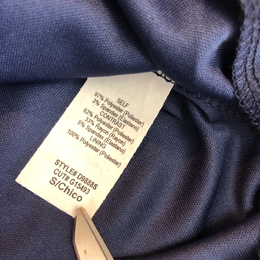 Hail3y:23 Blue Fit and Flare Wrap Top Dress - Picture 14 of 16